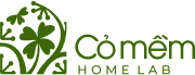 Logo Cỏ Mềm — Son Lụa